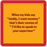 Supervisor Drink Coaster